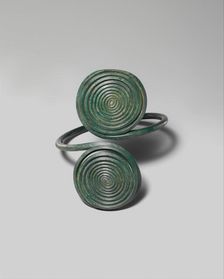 Armband with Spirals, European Bronze Age, 14th-12th century B.C. Creator: Unknown