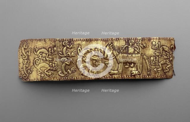 Armband Depicting Horse and Rider with Animals, 16th century, after 1532. Creator: Unknown.
