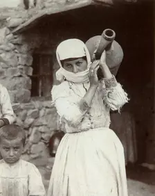 Armenian country girl, Yerevan, Armenia, 1880s. Artist: Dmitri Ivanovich Yermakov