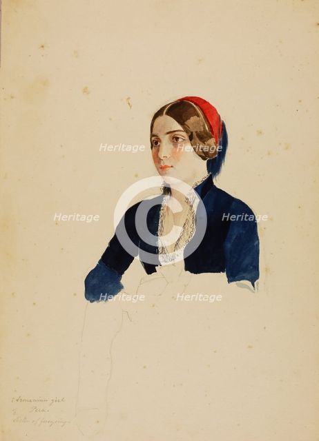 Armenian Girl of Pera, n.d. Creator: Miner Kilbourne Kellogg.