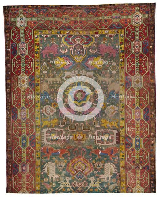 'Armenian Kouba Carpet (portion)', c19th century, (1928). Artist: Unknown.