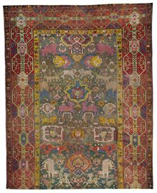 Armenian Kouba Carpet (portion) c19th century, (1928)