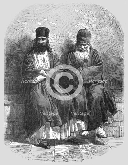 ''Armenian Monks, at Etchmiadzin; The Caucasus', 1875. Creator: Unknown.