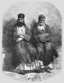 'Armenian Monks, at Etchmiadzin; The Caucasus 1875. Creator: Unknown