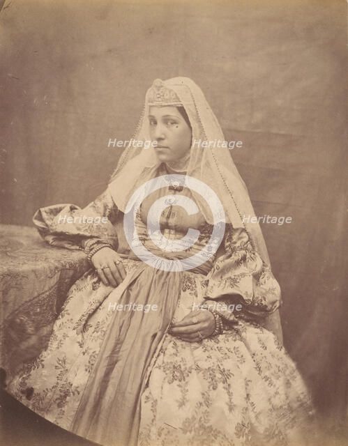 [Armenian Woman of Teheran], 1840s-60s. Creator: Possibly by Luigi Pesce.