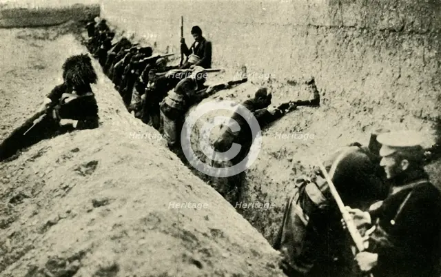 Armenians defending the city of Van, Turkey, First World War, 1915-1916, (c1920). Creator: Unknown.