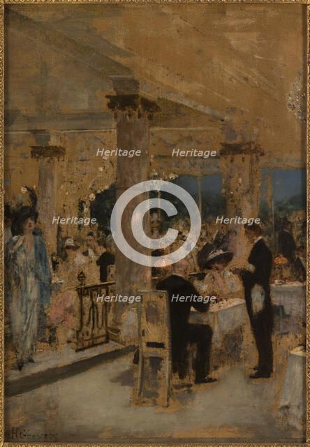 Armenonville, le soir du Grand-Prix, c1905. Creator: Henri Gervex.