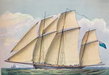 Armed Lugger Close Hauled With All Sail Set 1825. Artist: John Rogers