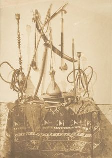 Armes et ustensiles du Kaire, December 1849-January 1850. Creator: Maxime du Camp