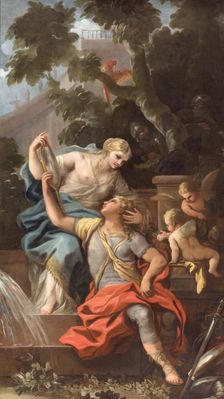Armida and Rinaldo, c1697. Creator: Luca Giordano
