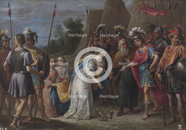Armida before Godfrey of Bouillon, 1628–1630. Artist: Teniers, David, the Younger (1610-1690)