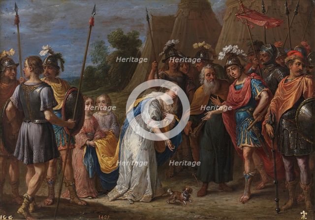 Armida Before Godfrey of Bouillon, between 1628 and 1630. Creator: David Teniers II.