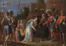 Armida Before Godfrey of Bouillon, between 1628 and 1630. Creator: David Teniers II