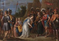 Armida Before Godfrey of Bouillon, between 1628 and 1630. Creator: David Teniers II