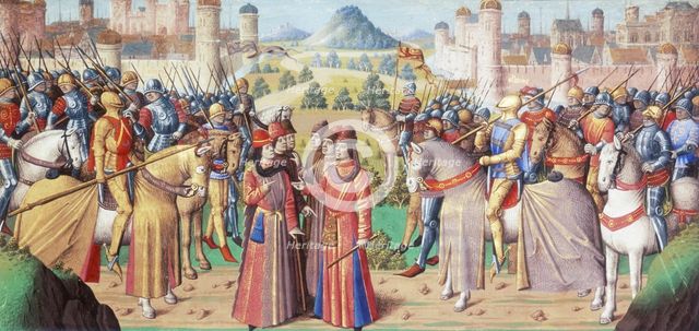 Armies meeting, 1475. Creator: Unknown.