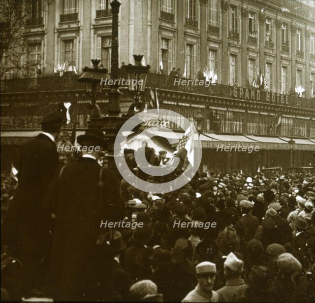 Armistice, Paris, 1918. Artist: Unknown.