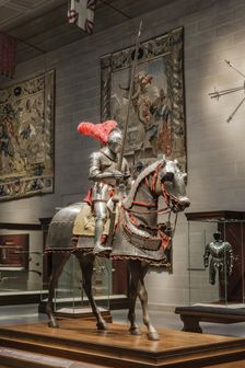 Armor for Man and Horse with Völs-Colonna Arms, c. 1575. Creator: Unknown