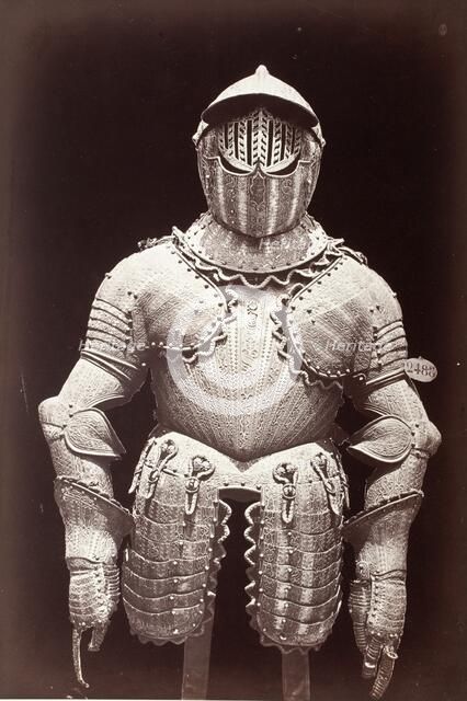 Armor Of Philip III, Printed 1857 circa. Creator: Charles Clifford.