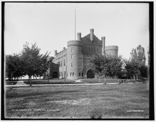 Armory and gymnasium, Madison, Wis., between 1880 and 1899. Creator: Unknown