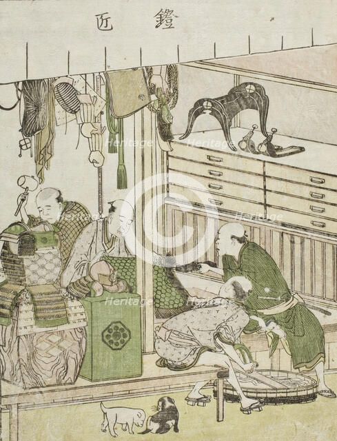 Armorer, c1802. Creator: Hokusai.