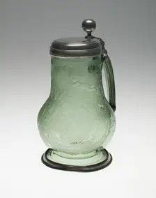 Armorial Covered Tankard, Germany, 1714. Creator: Unknown