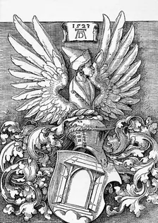 Armorial Bearings of the Durer Family 1523, (1906). Artist: Albrecht Durer