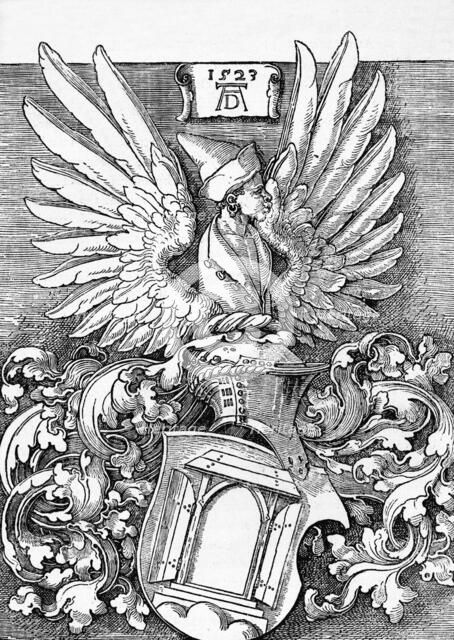 'Armorial Bearings of the Durer Family', 1523, (1906). Artist: Albrecht Durer.
