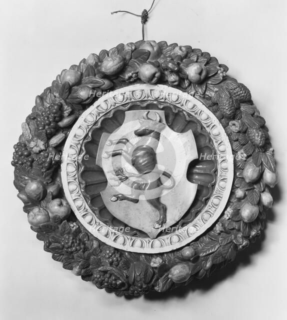 Armorial tondo, 15th-16th century. Creator: Unknown.