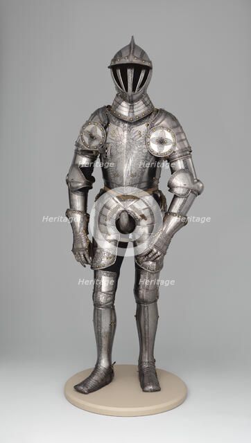 Armour of Emperor Ferdinand I (1503-1564), German, Nuremberg, dated 1549. Creator: Kunz Lochner.
