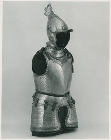 Armour of Giovanni Battista Bourbon del Monte (1541-1614), Italian, possibly Brescia, ca. 1590. Creator: Unknown