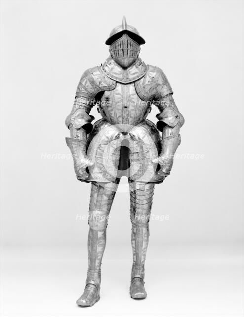 Armour of Henry Herbert (1534-1601), Second Earl of Pembroke, British, Greenwich, c1585-86. Creator: Royal Workshops at Greenwich.