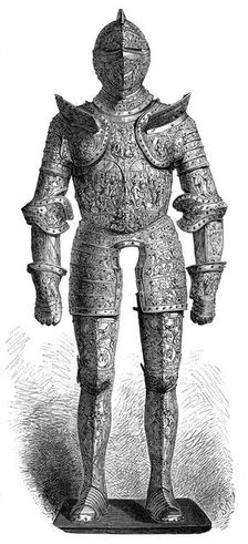 Armour of Henry II of France, 16th century (1882-1884). Artist: P Sellier
