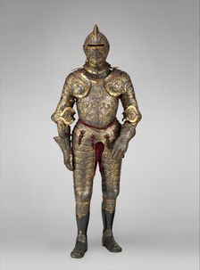 armour of Henry II, King of France (reigned 1547-59), French, possibly Paris, ca. 1555. Creators: Jean Cousin, Baptiste Pellerin