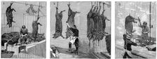 Armour Company's pig slaughterhouse, Chicago, Illinois, USA, 1892. Creator: Unknown
