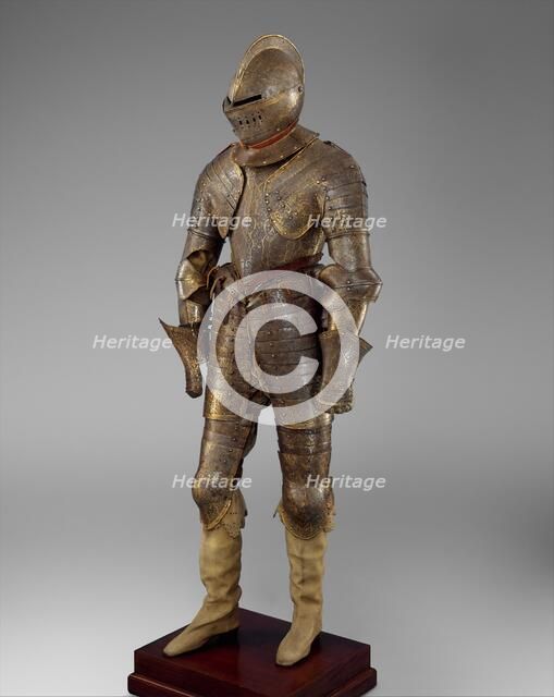 Armour for Heavy Cavalry, French, ca. 1600. Creator: Unknown.