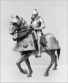 Armour for Man and Horse, German, Nuremberg, dated 1548, with later restorations. Creator: Kunz Lochner