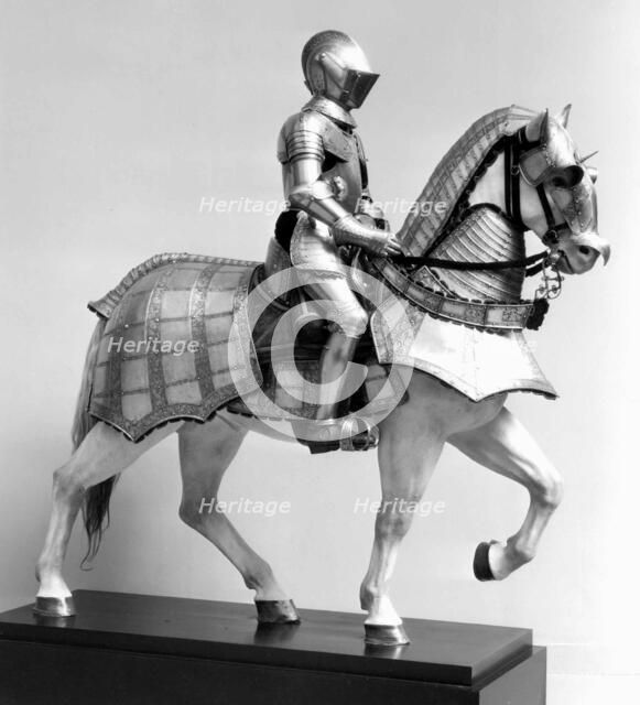 Armour for Man and Horse, Italian, probably Milan, man's armour, c1575..., c156 Creator: Unknown.