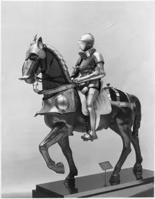Armour for Man and Horse Presumably Made for Baron Pankraz von Freyberg, German, ca. 1535-54. Creator: Wolfgang Grosschedel