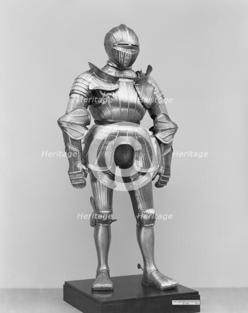 Armour, German, possibly Brunswick, ca. 1535. Creator: Unknown.
