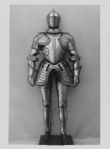 Armour, Italian, probably Milan, c1575; breastplate, later; lancerest and gilt decoration. Creator: Unknown