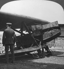 Armour plated German plane used to attack the Allied trenches World War I, c1914-c1918. Artist: Realistic Travels Publishers