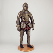 Armour (with Matching Shaffron and Saddle Plates), Italian, Milan, ca. 1600. Creator: Unknown