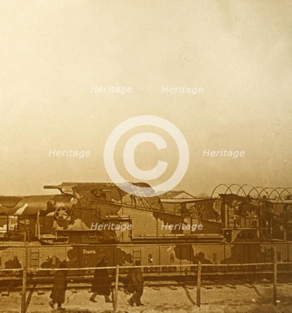 Armoured train, c1914-c1918. Artist: Unknown.