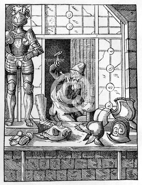 Armourer, c1559-1591. Artist: Jost Amman