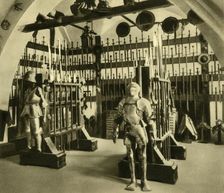 Armoury, Burg Kreuzenstein, Lower Austria, c1935. Creator: Unknown