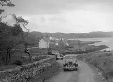Armstrong-Siddeley 12/6 saloon of JC Wilson competing in the RSAC Scottish Rally, 1934. Artist: Bill Brunell