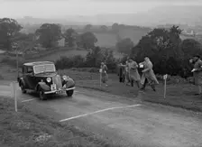 Armstrong-Siddeley of HK Roberts competing in the South Wales Auto Club Welsh Rally, 1937 Artist: Bill Brunell