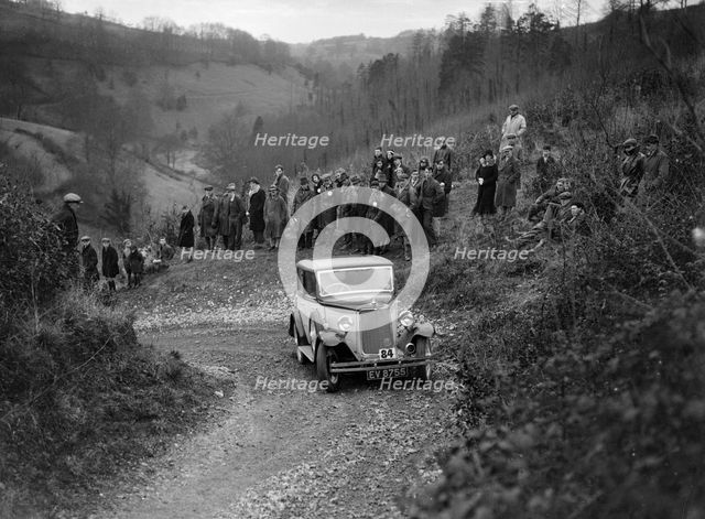 Armstrong-Siddeley of RJB Coath, North West London Motor Club London-Gloucester Trial, 1932. Artist: Bill Brunell.
