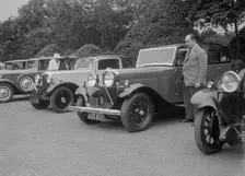 Armstrong-Siddeley, Daimler and Talbot Six Light saloons at the RSAC Scottish Rally, 1933. Artist: Bill Brunell