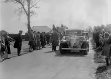 Armstrong-Siddeley Special Burlington sports saloon of AP Watson at the RSAC Scottish Rally, 1934. Artist: Bill Brunell